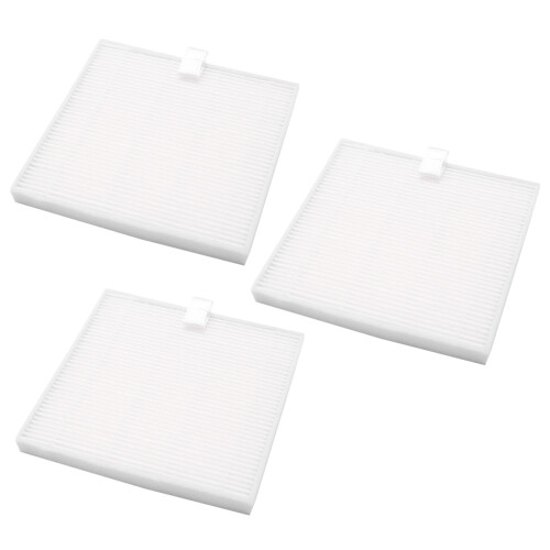 3Pc Filter Screen Replacement Accessories for  V8 V8S X750 X800 X785 V80 Robot Sweeper (White+Black) 1