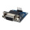 3X MAX3232 RS232 Puerto Serial A TTL Modulo Convertidor DB9 Conector with 12 Cable de Puente 2