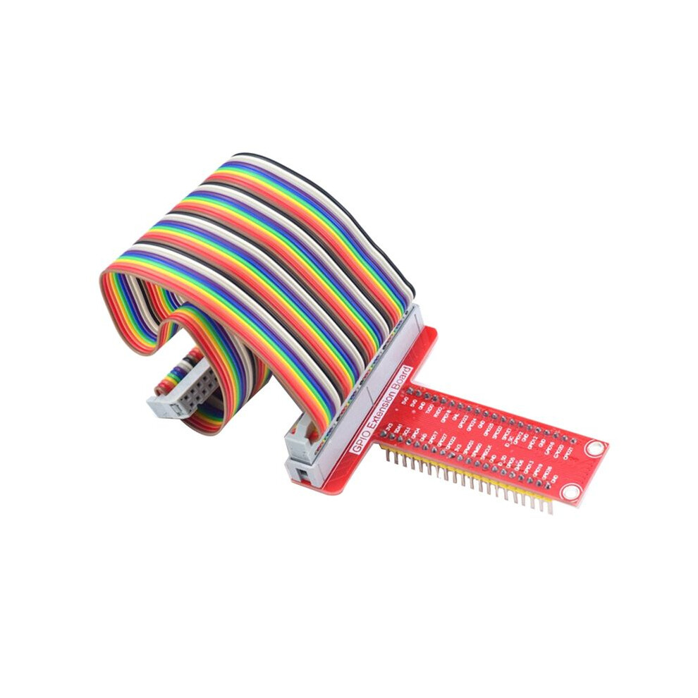 Collors Raspberry For Raspberry Pi GPIO T-Type Expansion Board+40Pin Color Cable 4B/3B ...