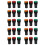 Red, Yellow-Green Light Lamp 22 mm LED  Display Panel AC 220 V 30 Pcs 1