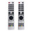 2X RMC0133 Remote Control Replace for  TV Remote Control Free Setup 1