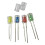 200Pcs 5mm LED Light Emitting Diode Lampshade Light Guide Column Light Cap Protective Cover LED Transparent Lamp Cap 4
