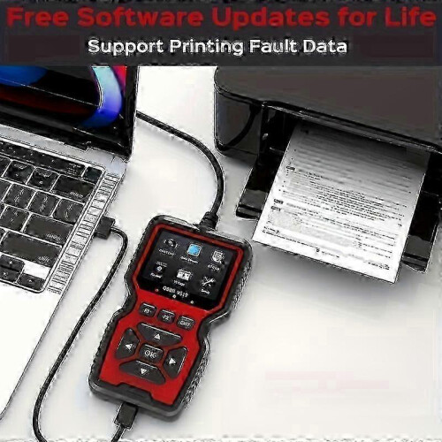 OBD2 Scanner Live Data Professional Mechanic OBDII Diagnostic Code Reader Tool for Check Engine Light 2