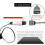 10X Computer Fan Lighting Effect Controller,5V 3-Pin/12V 4-Pin RGB Fan Equipment Wire Control/Remote Controller 4