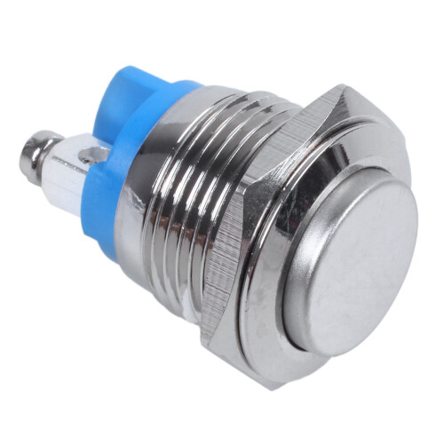 3X 16mm High Round High Round Momentary Metal Push Button 2