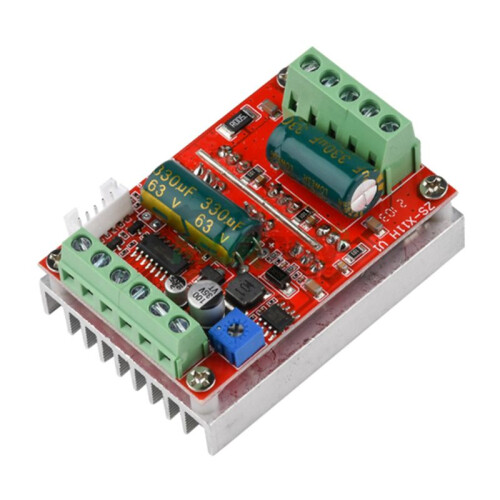 4X  6-60V 400W BLDC Three Phase  Brushless Motor Controller PWM Hall Motor Control Driver Board 12V 48V 2