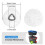 (White) 4 Pack RinseClean Spin Mop Replacement Head Spin Mop Refills Compatible 2