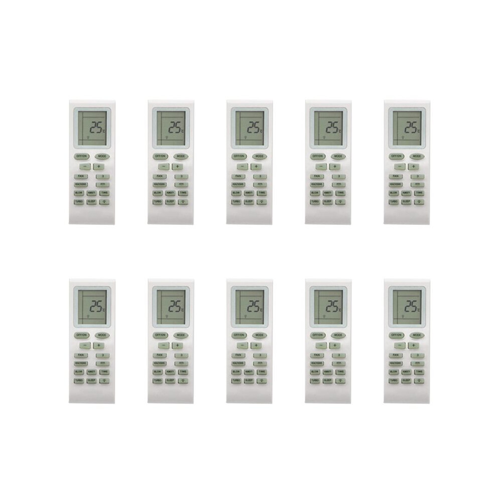 10X Universal Air Conditioner Remote Control Replacement Remote Control For Gree Ybof Yb1fa Yb1f2 Ybof2 6031666954387