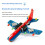 DIY Electronic Kit Small Airplane CD4017 Flow Lamp Welding Practice Electronic Science Assembly Kit Flashing LED PCB 7