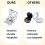 200mAh  Ring Charging Box Without Charging Cable Transparent Self-Activation Charger Box with LED Light Display 5