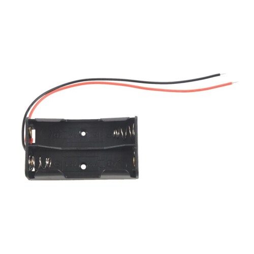 40 Pcs 2 X 1.5V AA Battery Holder Case Box Black W Wire Leads 2