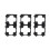 60X 18650 Lithium Battery Double Holder Bracket for DIY Cell Pack Black 3