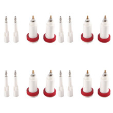 8 Pairs of 4 mm Banana Jack 10Kv -30Kv High Voltage Connector Plug and Socket Power Supply Test Instrument