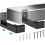2PCS Universal Soundbar Wall Mount Depth Adjustable Speaker Wall Mount Under TV Bracket for Soundbars 5