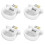 for  Nest WiFi Pro Wall Mounting Bracket Intelligent Speaker Wall Storage Bracket Base, 4 PCS 1