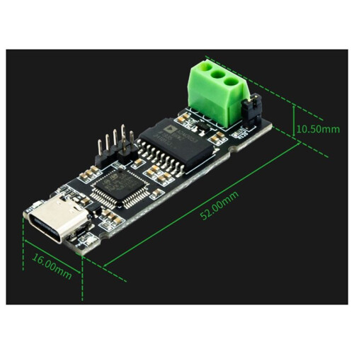 Makerbase MKS CANable USB to CAN Adapter CAN Debugger with STM32F072C8T6 Processors for 3D Printer Accessories MKS CANable 2
