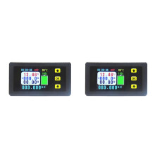 2X VA7510S Voltage and Current Meter,100A 6-75V/0V-120V Ammeter Voltmeter Monitor Output Battery Charge and Discharge