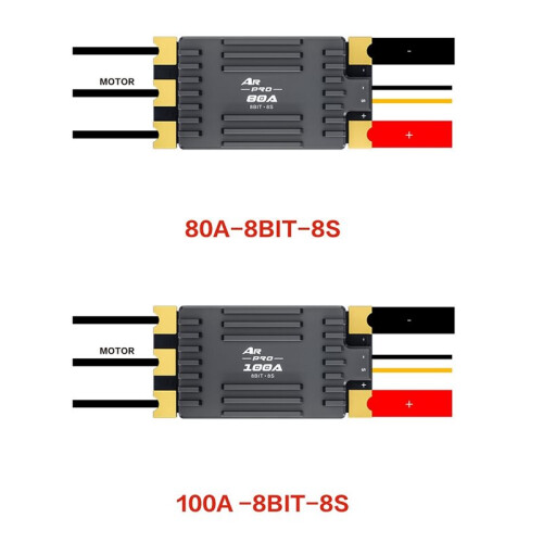Single ESC 3-8S ARGUS PRO BLE Split ESC 8-Bit for RC FPV Drones 80A 2