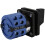 2X AC660V 25A 2-Pole 3-Position Momentary Plastic Rotary Changeover  +Black 4