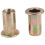 20pcs Flat  Metric Steel M5 Blind Insert Rivet Nut 2