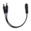 4 Pcs 5.5X2.1mm 1 to 2 M/F  Power Splitter Cable for Security CCTV Camera 5