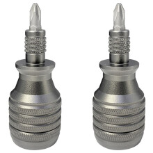 2X 7 em 1 Chave de Fenda de Titânio Chave de Fenda de 1/4 de Polegada Magnética Phillips Torx Kit de Bits de Chave de Fenda Ferramentas de Reparo