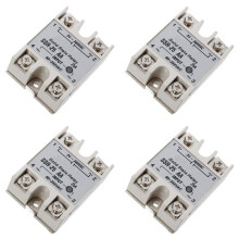 4X SSR-25AA 80-250V 25A Controle de MáQuinas AC Módulo SóLido Relés de Estado