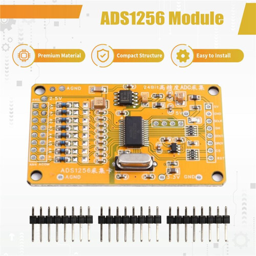 ADS1256 24 ADC8 Road AD-Präzisions-ADC-Datenerfassungsmodul 1