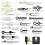 30 Pcs Clock Movement Mechanism Parts Silence Quartz DIY Wall Clock with 7 Different Pairs Clock Hands Replacement Kit 5
