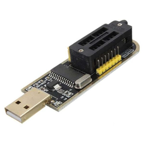 2X CH341A 24 25 Series EEPROM Flash BIOS USB Programmer Module + SOIC8 SOP8 Test Clip per EEPROM 93CXX / 25CXX / 24CXX 2