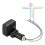 5X 220V  Human Body Infrared Sensor Infrared Body Sensor  LED Flood Light PIR Motion Sensor Adjustable Black 3