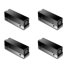 4X M.2 SSD NVMe Dissipatore di Calore M2 2280 Disco un Stato Radiatore un Circolazione D'Aria con Ventola Dissipatore di Calore nel Alluminio