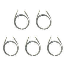 5X for QC35 Headphone Cable QC25 QC35 II QC45 Soundtrue Audio Cable 3.5 to 2.5 Portable Pair Recording Cable,Gray