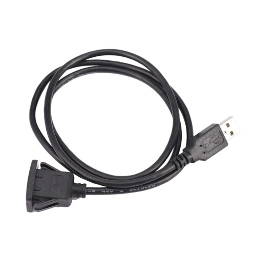 5X Car Dash Board Flush Mount USB Male to Female Socket Extension Panel Cable 1M 2