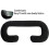 10 Pcs Suitable for 11MM   Sponge Pad  VR3D Eye Mask Perforated Sponge Replacement Facial Cover Pad 3