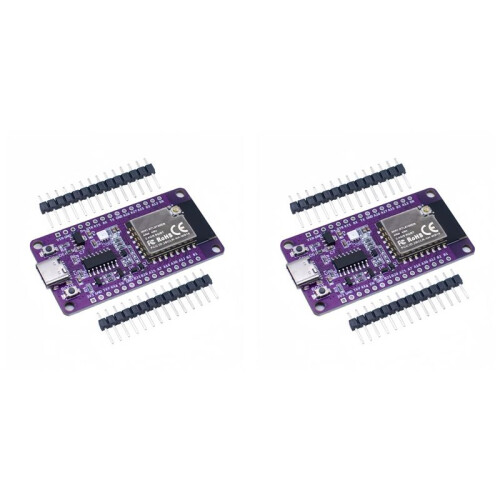 2X RTL8720DN Dual-Band WiFi  Module NICEMCU BW16 Development Board Onboard IPEX Antenne, Ongelast