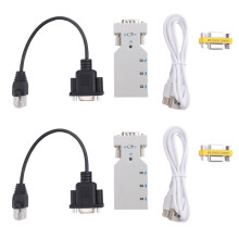 2X Kabelloses Modul mit Serieller Schnittstelle RJ45 zu RS232 Leitung Konsolen Leitung mit Serieller Schnittstelle