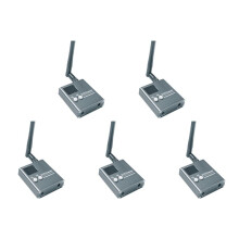 5X Récepteur Sans Fil RC832Mini 4.9-5.8G 56CH Haute Sensibilité avec A/V et Câble D'Alimentation pour FPV Multirotor