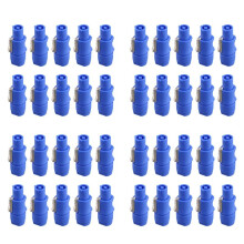 40Pcs 3 PIN Male Powercon Connector Signal Input Jack for Light Stage Light Power Input
