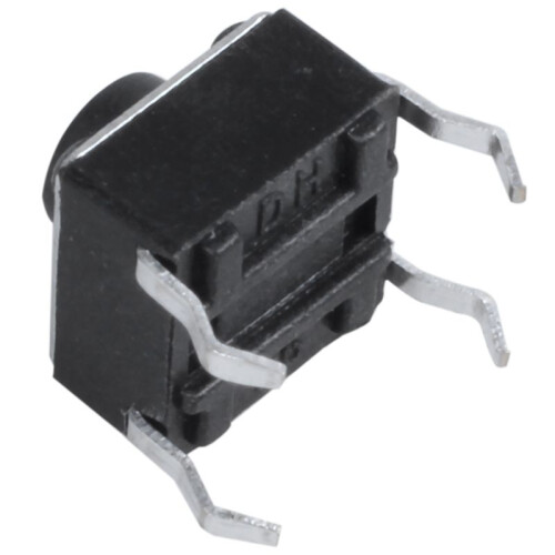 100 Pcs 6X6X5mm 4-Pin DIP Through Hole Momentary Tactile Push Button 2