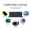 3X Power Amplifier Audio Karaoke Home Theater Amplifier 2 Channel Class D Amplifier USB/ AUX Input 4