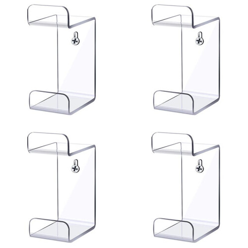 4X Universal Game Controller Holder Wall Mounted Headset Stand Hanger Space Saving Gamepad Holder for PS4