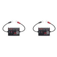 2X  BM2 12V-Batterijmonitor Autobatterijanalysator Testbatterijdiagnosetool voor Android IOS-Telefoon