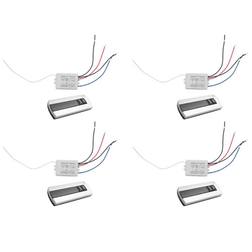 4X 1 Way /OFF 220V Wireless Remote Control  Digital Remote Control  for Lamp & Light HT035