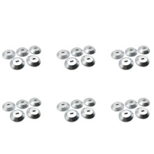 6X Anchor Plate Adhesive Security Plate with Slot for Cables to Lock Down Laptops, Tablets, Monitors, Phone