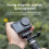 2X TELESIN Magnetic Two Claw Adapter Action Camera Accessories for  OSMO Action 3 Adapter 3