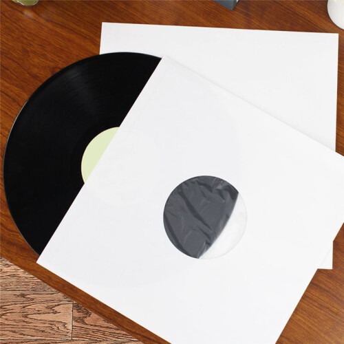 20 PeçAs 12 Polegadas Capa de Disco LP Mangas Externas ResseláVeis Saco de Papel Sacos de Armazenamento de Discos de Vinil 2