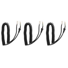 3X Car Hand Speaker Microphone Replacement Mic Cables Cord Wire for MH-48A6 for Car Radio Talkie Walkie Telephone
