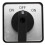 3X AC660V 25A 2-Pole 3-Position Momentary Plastic Rotary Changeover  +Black 6