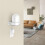 4X for  Nest WiFi Pro Wall Mounting Bracket Intelligent Speaker Wall Storage Bracket Base, 1 PCS 7